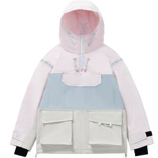 VECTOR玩可拓儿童滑雪服防水女童中大童男童套装防寒滑雪衣裤装备