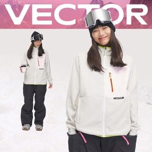 VECTOR玩可拓抓绒衣女摇粒绒男秋冬运动徒步户外套滑雪内胆冲锋服
