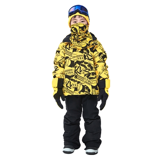 VECTOR玩可拓儿童滑雪服男童防水防风保暖分体套装单双板户外童装