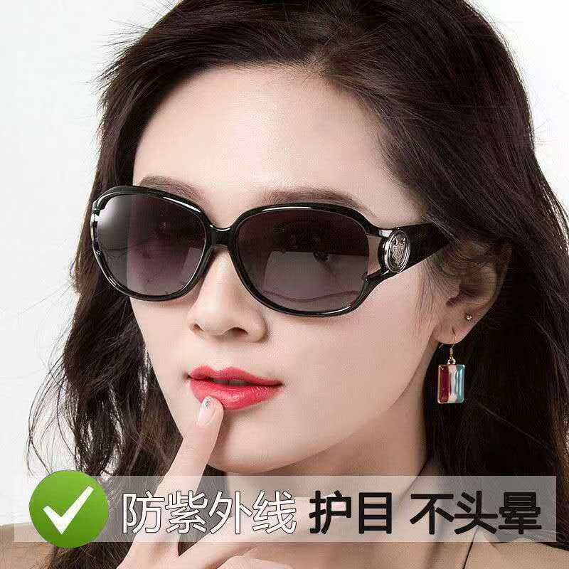 太阳镜女2025年新款防紫外线圆脸开车墨镜高级感司机专用偏光眼镜