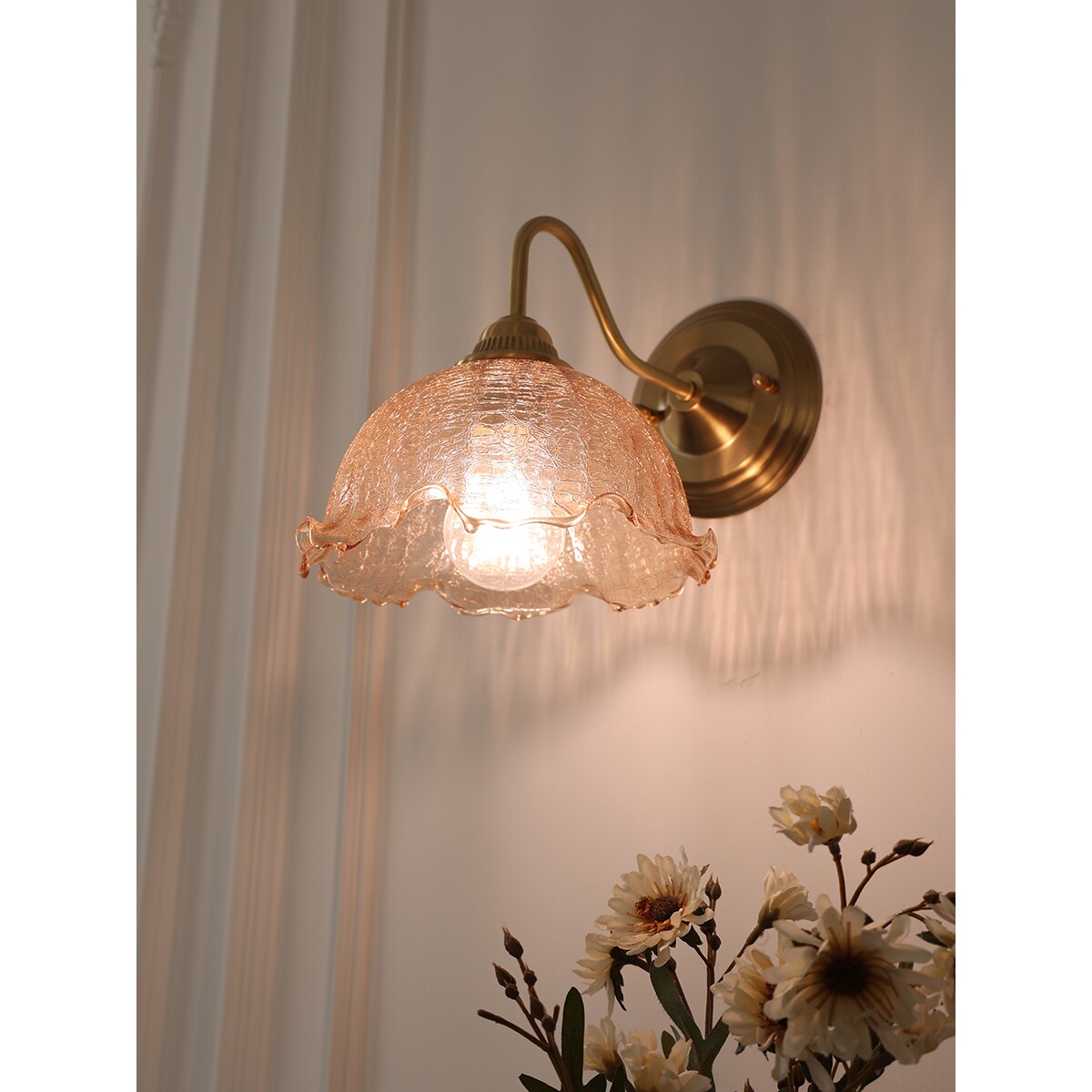 美式复古客厅走廊过道日式壁灯现代简约北欧餐厅卧室床头灯镜前灯