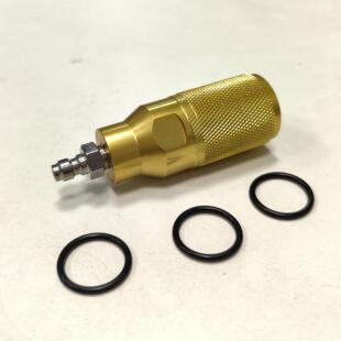 金钟罩气瓶连接头高压打气筒恒压阀瓶30mpa转换快接头8mm公头充气