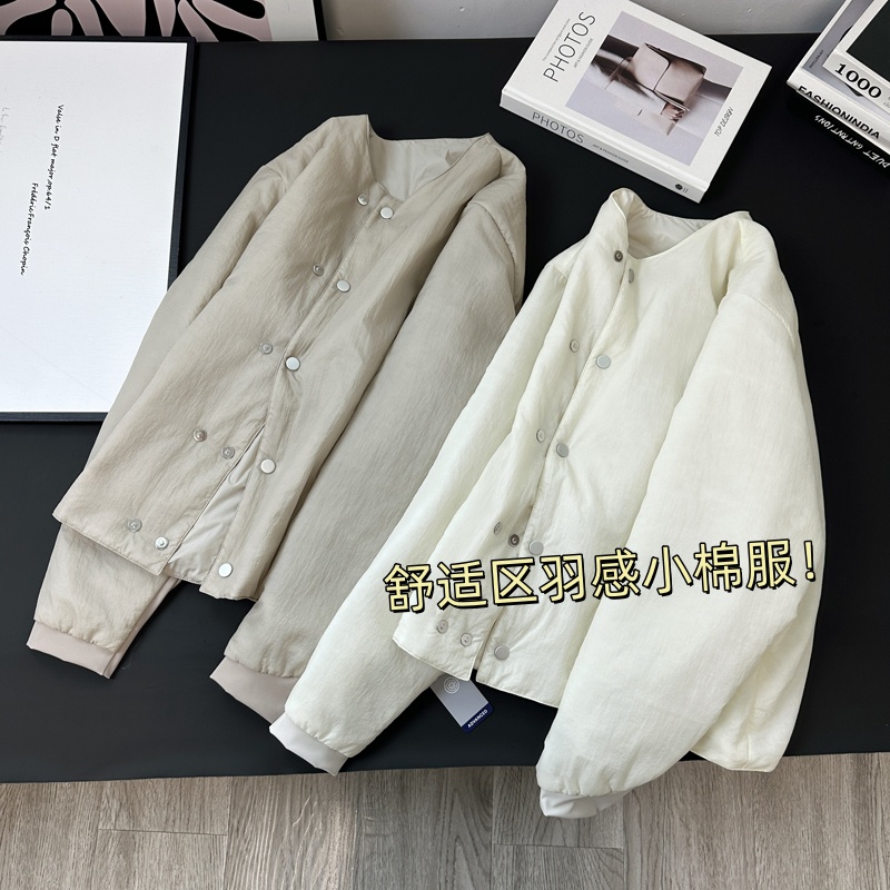 羽感轻盈新雪丽蓄热保暖薄棉服