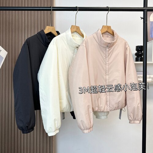 新雪丽棉超轻泡芙棉服短款小棉衣