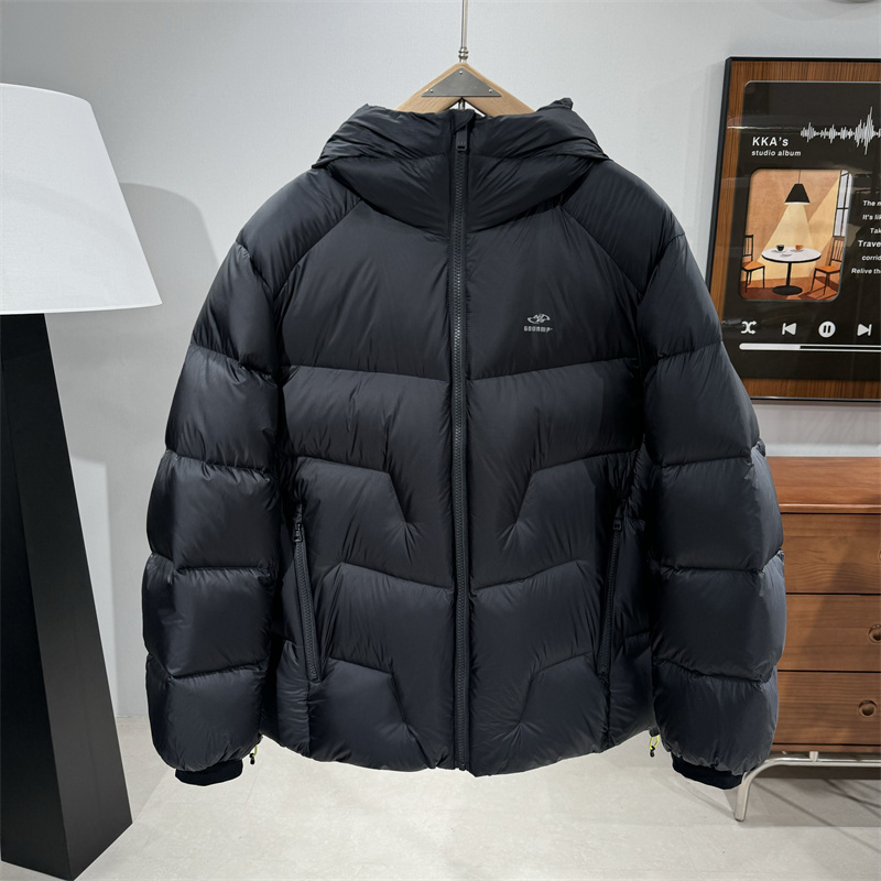 冬季加厚连帽羽绒服轻量化面包服