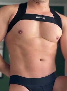 男士束肩围胸健美肌肉背带派对潮流性感弹力情趣装饰肩带