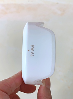 EW-53白色遮光罩适用佳能微单15-45mm镜头罩EOSM50 M10 M100 M6II