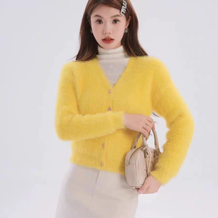 【先用后付】2025年秋冬新款韩版宽松软糯毛衣女小众针织开衫外套