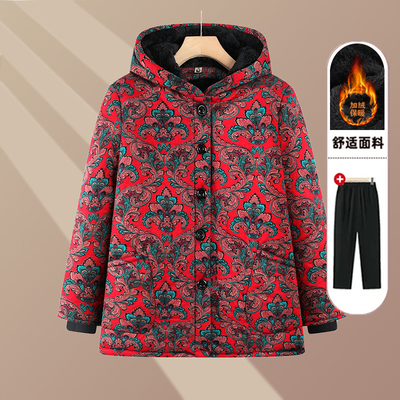 奶奶装冬装棉衣女老年人冬季