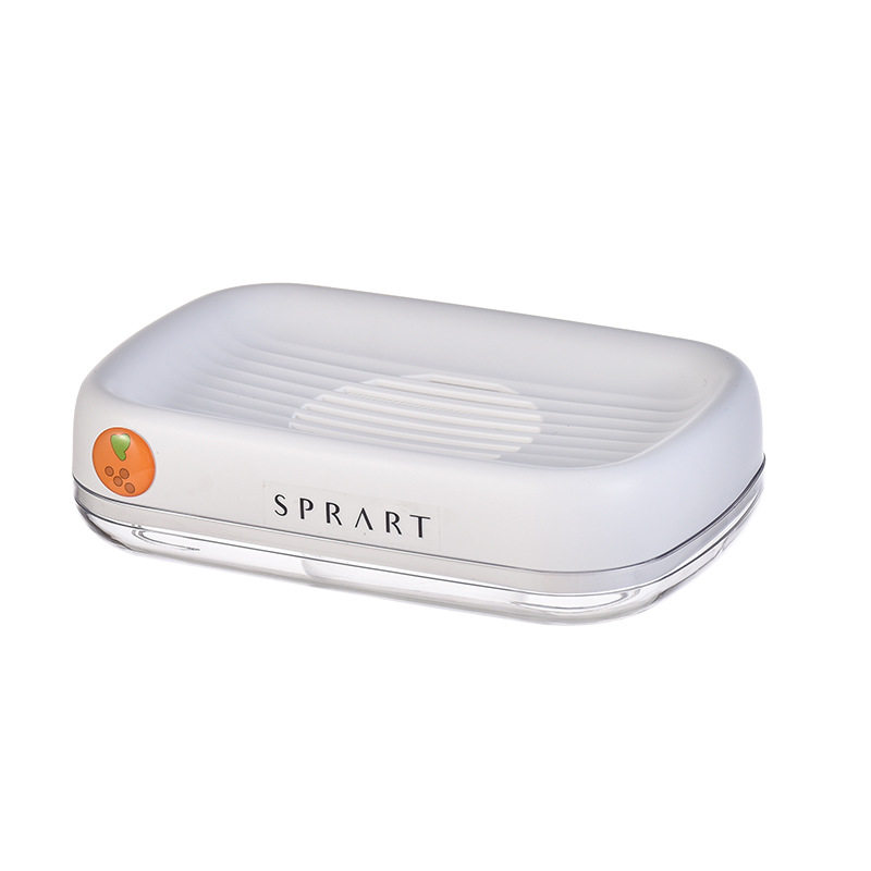 大橘大利双层沥水肥皂盒创意卫生间收纳置物架