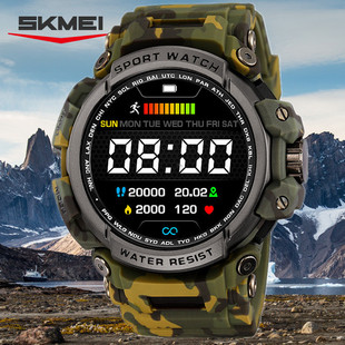 时刻美智能蓝牙通话心率血压户外运动防水超长续航男士手表大表盘