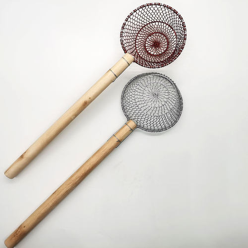 明飞漏丝漏勺笊篱手工编织