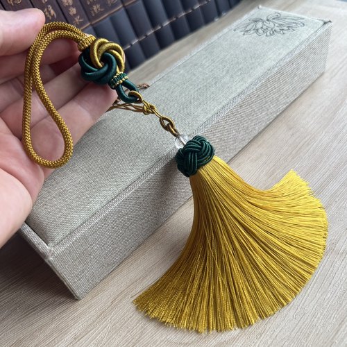 曼陀罗中国结汽车挂件流苏穗子