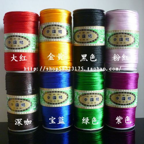 中国结配件 DIY编织中国结专用4号台湾进口莉斯线材多色5元/10米