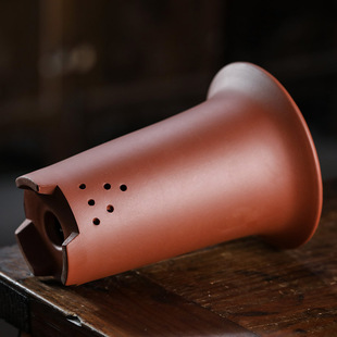 宜兴紫砂红清水泥细高兰花盆小苗兰花专用盆透气养根悬崖老桩特价