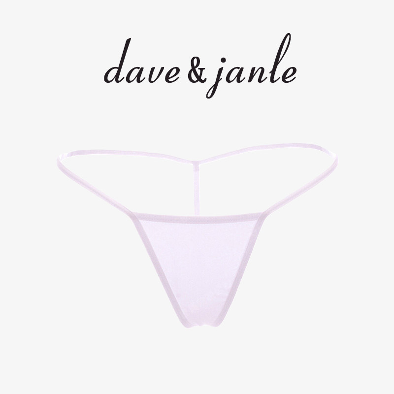 英国 Dave&Janle 性感一根绳无痕比基尼丁字裤女低腰三角裤礼盒装
