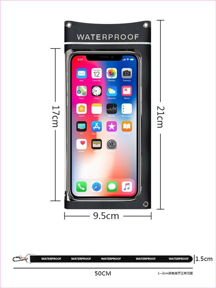 防水袋适用三星A90大号A60潜水套A51骑手A52雨天S8+斜挎S9+