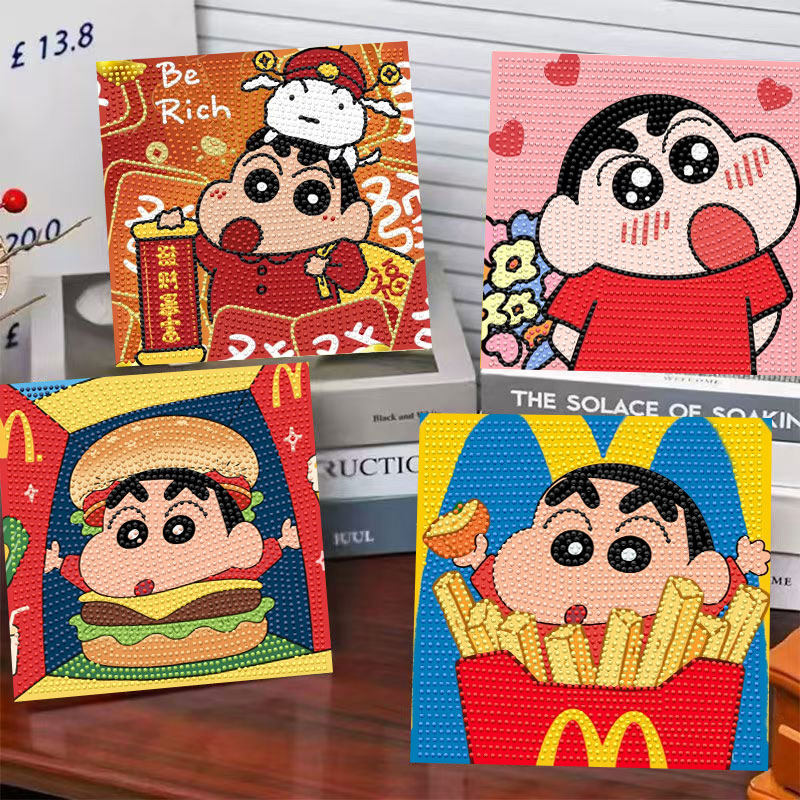 蜡笔小新儿童DIY贴钻钻石画