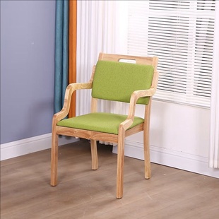 实木社区养老院机构餐桌椅老年人用家具敬老院适老化公寓桌子椅子