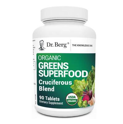 Dr. Berg's Greens Superfood Cruciferous十字花科蔬菜片综合补