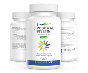新包装美国成人漆黄素胶囊Fisetin脂质体高吸收率Liposomal1200mg