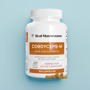 美国蘑菇冬虫夏草胶囊免疫力保健品Cordyceps-M素食易疲劳人群300