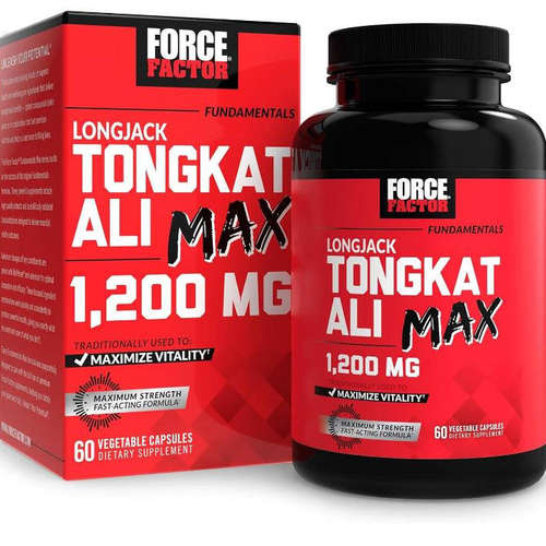 Force Factor Longjack Tongkat Ali Max 男性耐力和活力补充剂