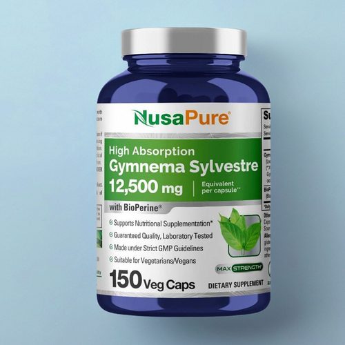 美国NusaPure Gymnema Sylvestre 12500毫克150粒高含量易吸收