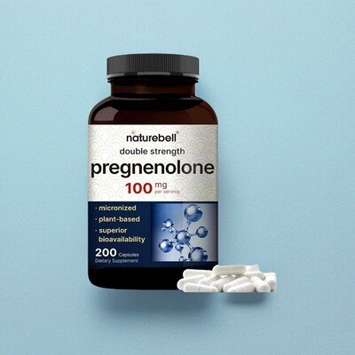 美国代成人Pregnenolone 100mg 200粒
