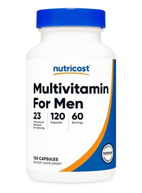 Nutricost Multivitamin Men 男士复合维生素矿物质120粒日常保健