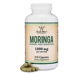 美国辣木胶囊Moringa 1000mg必需维生素与氨基酸转换免疫力保健