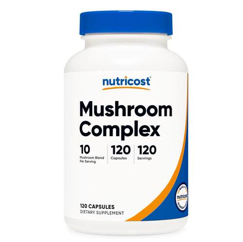 Nutricost Mushroom  Reishi Lion's Mane 120粒蘑菇复合补充剂