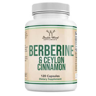 Double Wood小檗碱与锡兰肉桂代谢健康保健Berberine Ceylon120粒