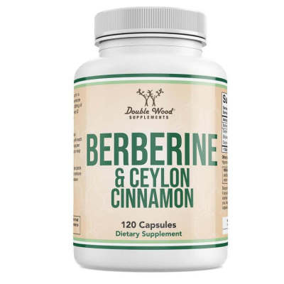 Double Wood小檗碱与锡兰肉桂代谢健康保健Berberine Ceylon120粒