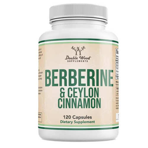 Double Wood小檗碱与锡兰肉桂代谢健康保健Berberine Ceylon120粒