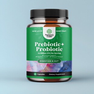 特惠Prebiotics+ Probiotics益生元益生菌肠道健康防御Natures 成
