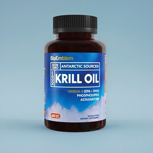 美国成人磷虾油保健品Antarctic Krill Oil 鱼油心脑管健康易吸收