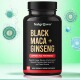 美国黑玛咖根人参粉胶囊Ginseng免疫力保健品男女适用Black Maca