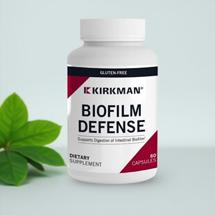 Kirkman Biofilm Defense 60粒肠道生物膜防御消化保健