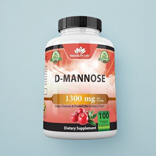 NaturaLife Labs D-Mannose  Cranberry d -甘露糖1300毫克蔓越莓
