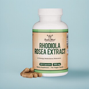 美国红景天胶囊Rhodiola Rosea成人高原供氧旅游考试脑供120粒