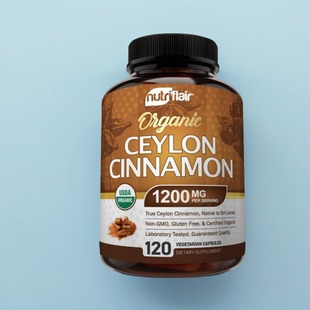 现有机锡兰肉桂成人血糖代谢NutriFlair Ceylon Cinnamon控糖关节