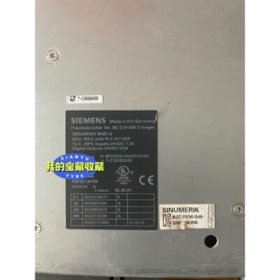 【议价产品】6FC5372-0AA00-0AA2西门子NCU720.2询价