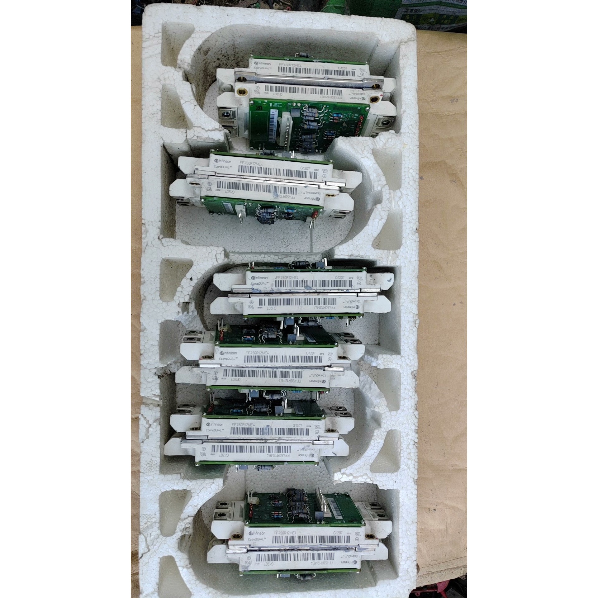 【议价产品】英飞凌IGBT模块,FF450R12ME4原装拆机.成色如图询价