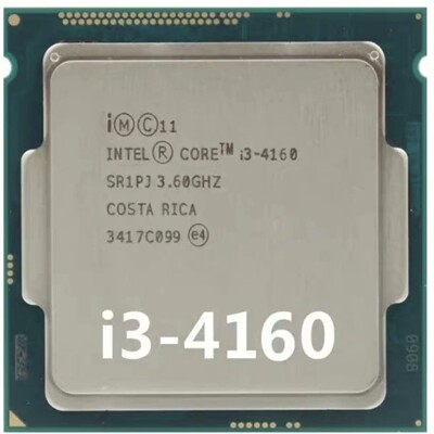 【议价产品】150片i3-4160cpu,1150针22nm,双核心四线询价