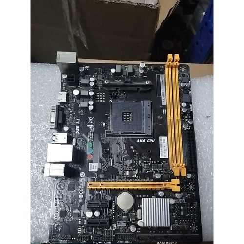 【议价产品】成色新 映泰 AM4主板 A320MH,配套挡板.测好发货询价