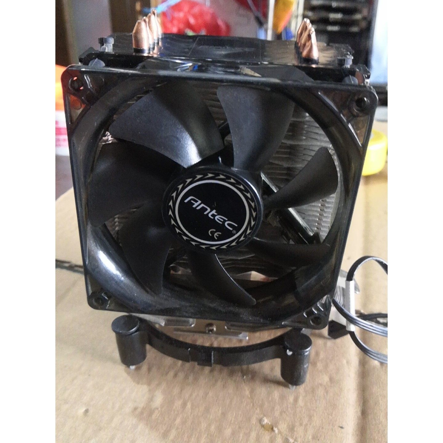 【议价产品】安钛克CPU散热风扇,4个铜管散热,带底座询价