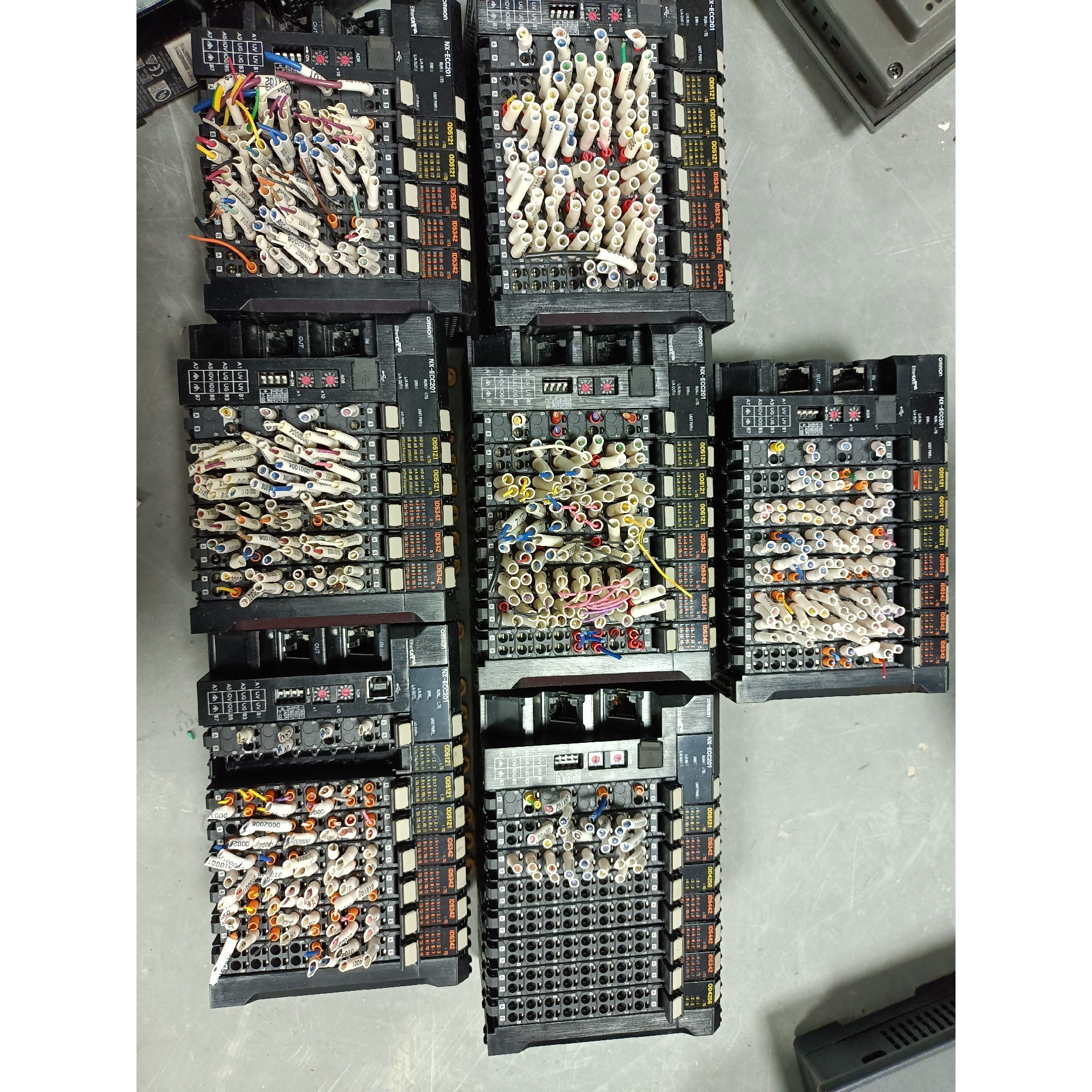 (议价产品)拆机欧姆龙PLC扩展 NX-ECC201 NX-OD5121