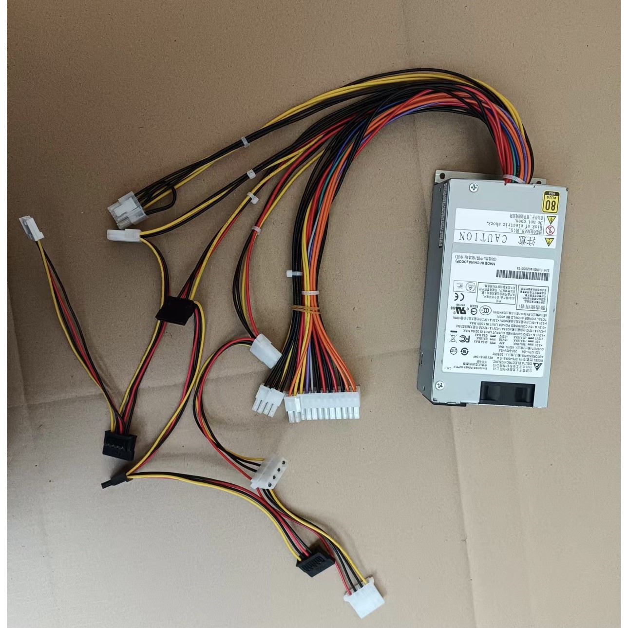 【议价】金牌FLEX 小1U 金牌电源 台达DPS-400AB-17