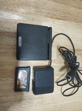 【议价产品】任天堂gbasp游戏机 gb gba 黑色,外壳灰尘划痕多,询